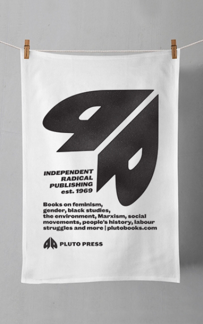 Pluto Press Tea Towel