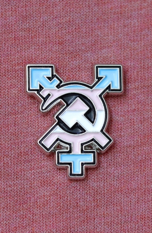 Transgender Marxism Enamel Pin